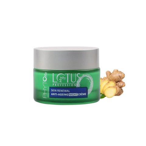 lotus professional phytorx skin renewal anti-ageing night cream - 50 gms