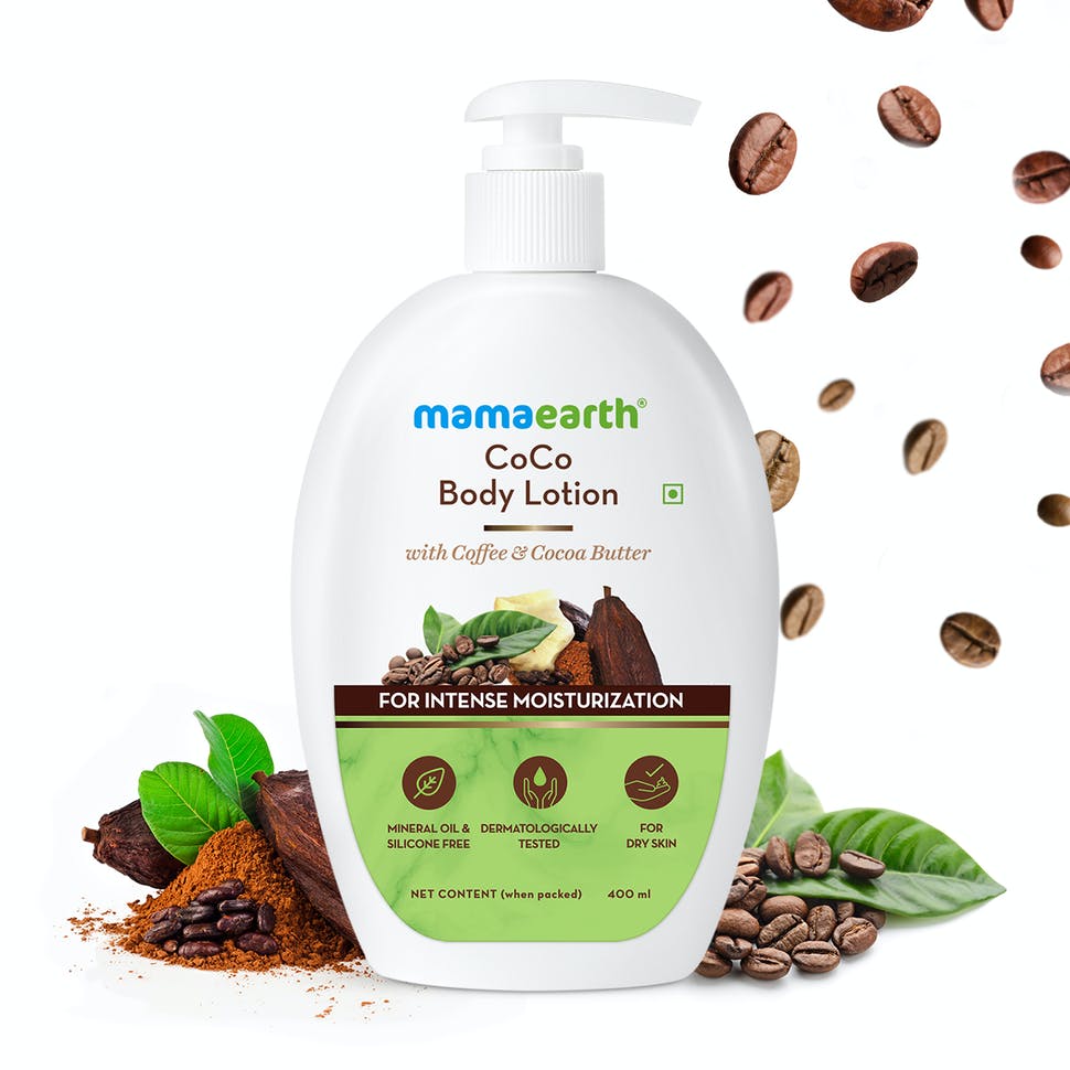  Mamaearth CoCo Body Lotion With Coffee and Cocoa for Intense Moisturization