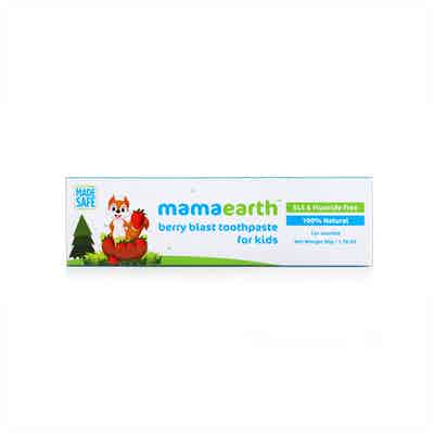 Mamaearth 100% Natural Berry Blast Toothpaste For Kids