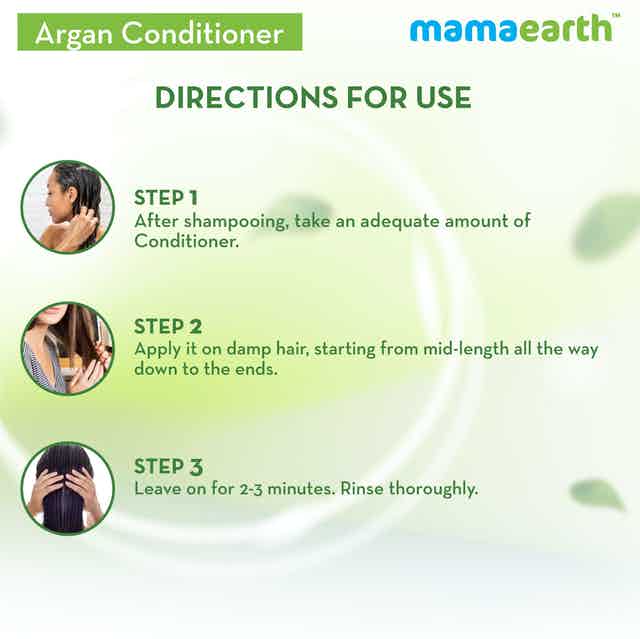 Mamaearth Argan Conditioner with Argan and Apple Cider Vinegar for Frizz-Free and Stronger Hair 