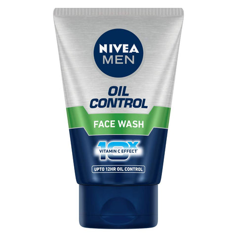 nivea men oil control face wash - for oily skin, with 10x vitamin c effect