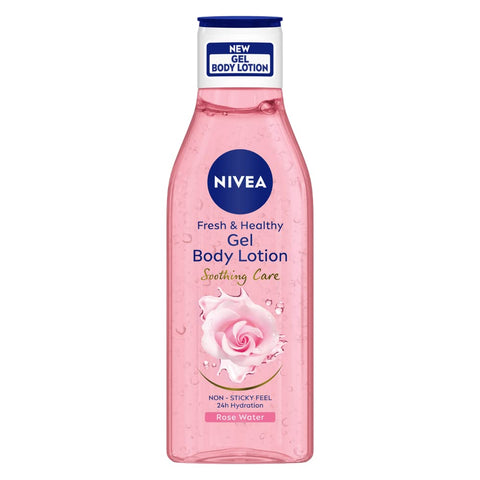 nivea body gel lotion - rose water