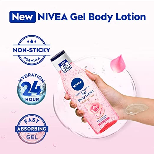 Nivea Body Gel Lotion - Rose Water