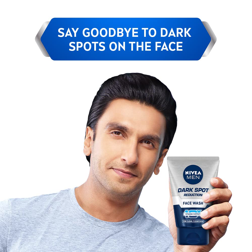 Nivea Men Dark Spot Reduction Face Wash with 10x Vitamin C Effect