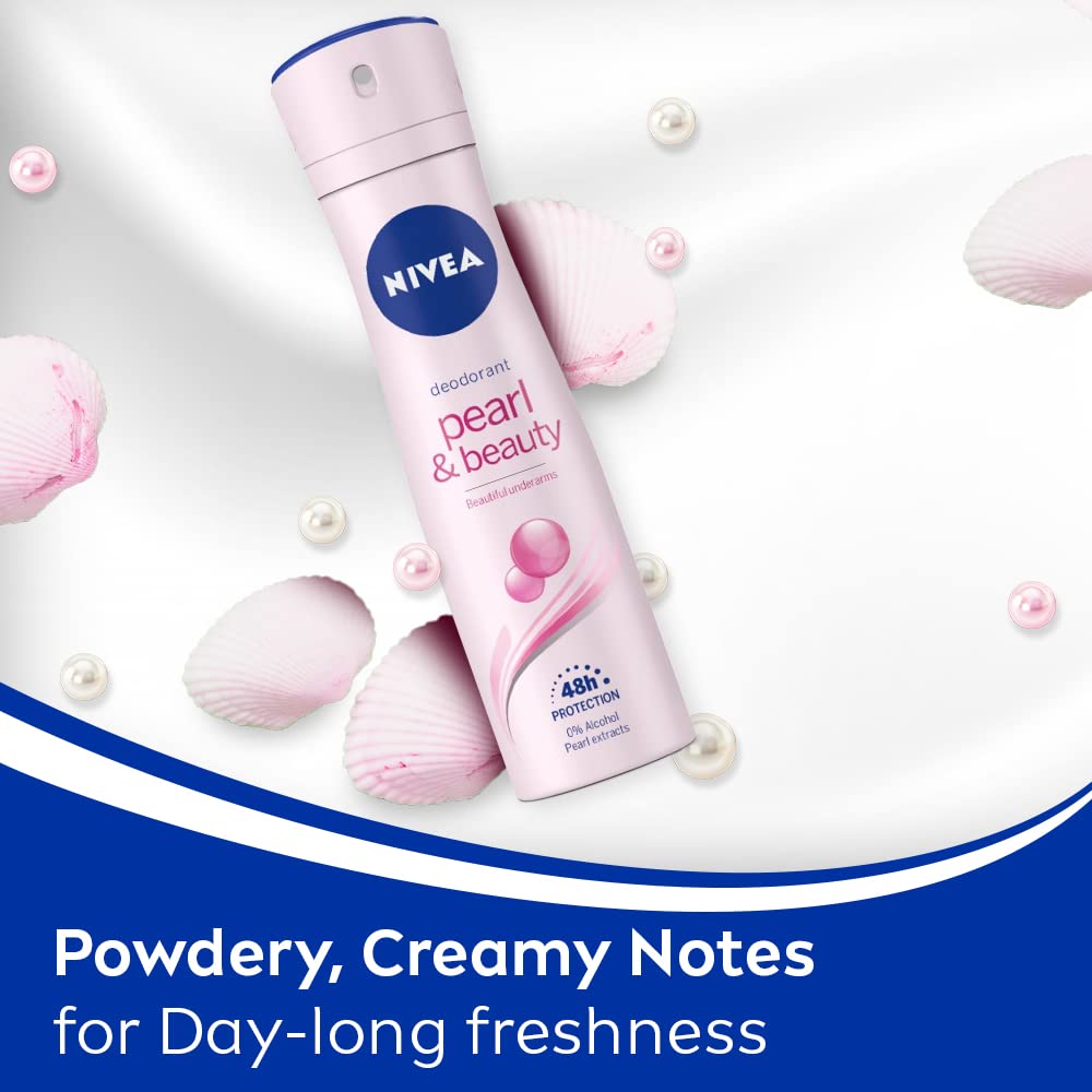 Nivea Pearl & Beauty Women Deodorant - 48h Protection - 150 ml