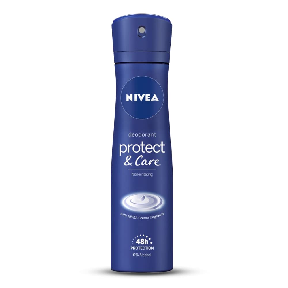 Nivea Protect & Care Women Deodorant - 48hrs Protection with Crème Fragrance - 150 ml