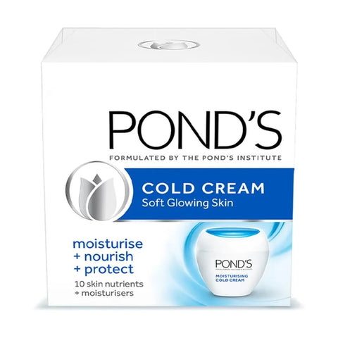 ponds moisturising cold cream, for soft glowing skin