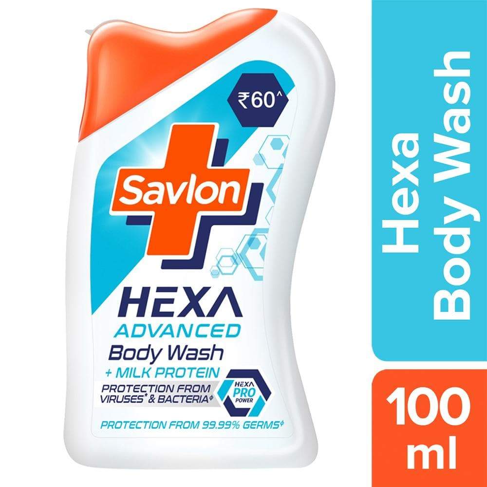 Savlon Hexa Advanced Body Wash with Milk Protein Shower Gel
