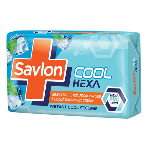 savlon cool hexa bathing soap bar with instant cool feeling