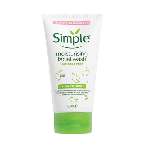 simple kind to skin moisturising facial wash - 150 ml