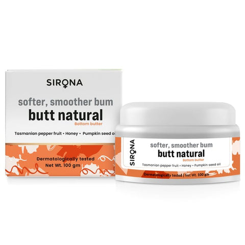sirona natural back and bum cream for women - 100 gms