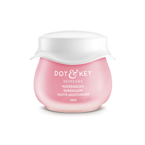 dot & key watermelon matte glow moisturizer with glycolic acid for oily skin - 60 ml