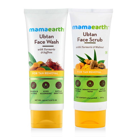 mamaearth tan removal combo - 100 gms + 100 gms