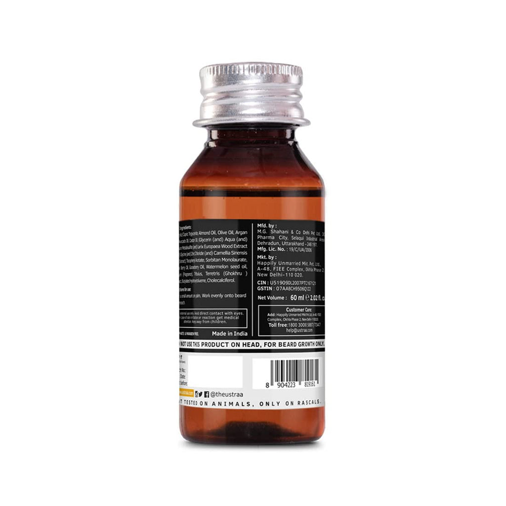 Ustraa Beard Growth Oil Advanced - 60 ml