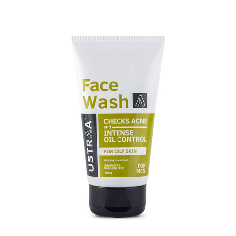 ustraa face wash - for acne & oil control, oily skin