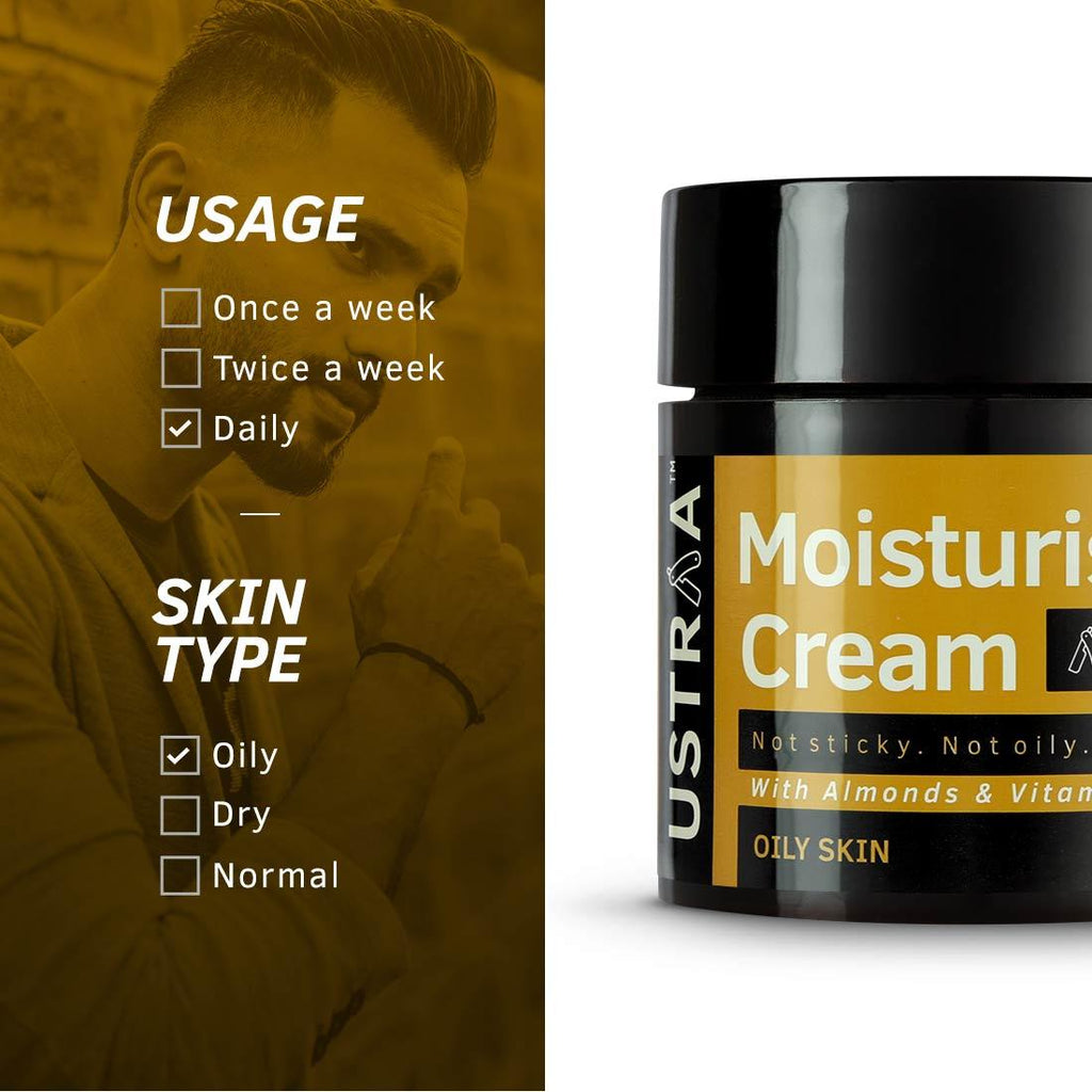 Ustraa Moisturising Cream for Oily Skin - 100 gms
