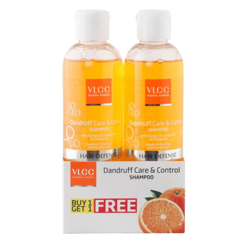 vlcc dandruff care & control shampoo, buy 1 get 1 (350 ml each)