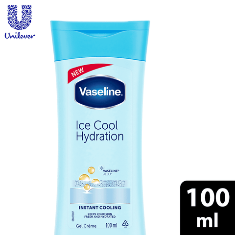 vaseline moisturiser intensive care ice cool hydra