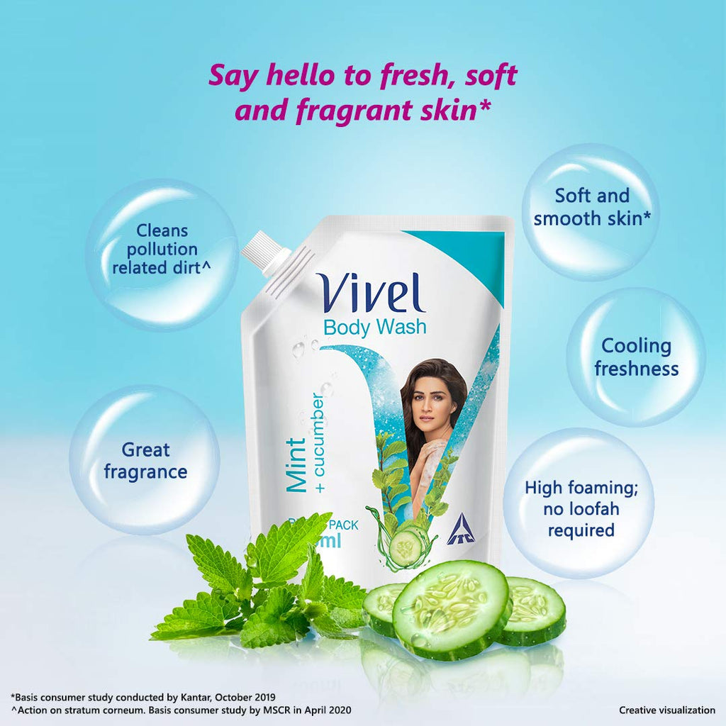 Vivel Mint & Cucumber Body Wash