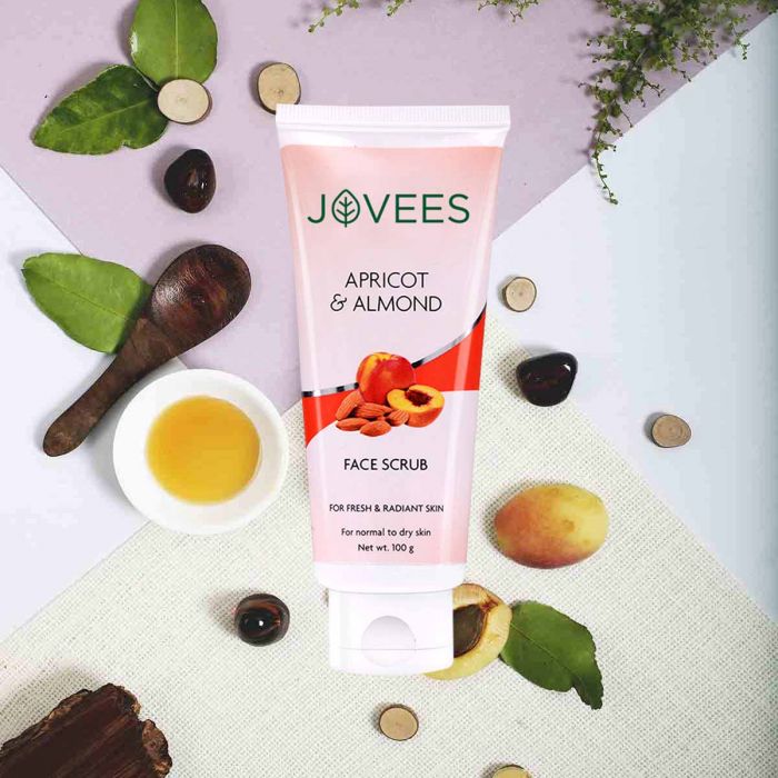 Jovees Apricot & Almond Face Scrub Infused with Wheatgerm Oil