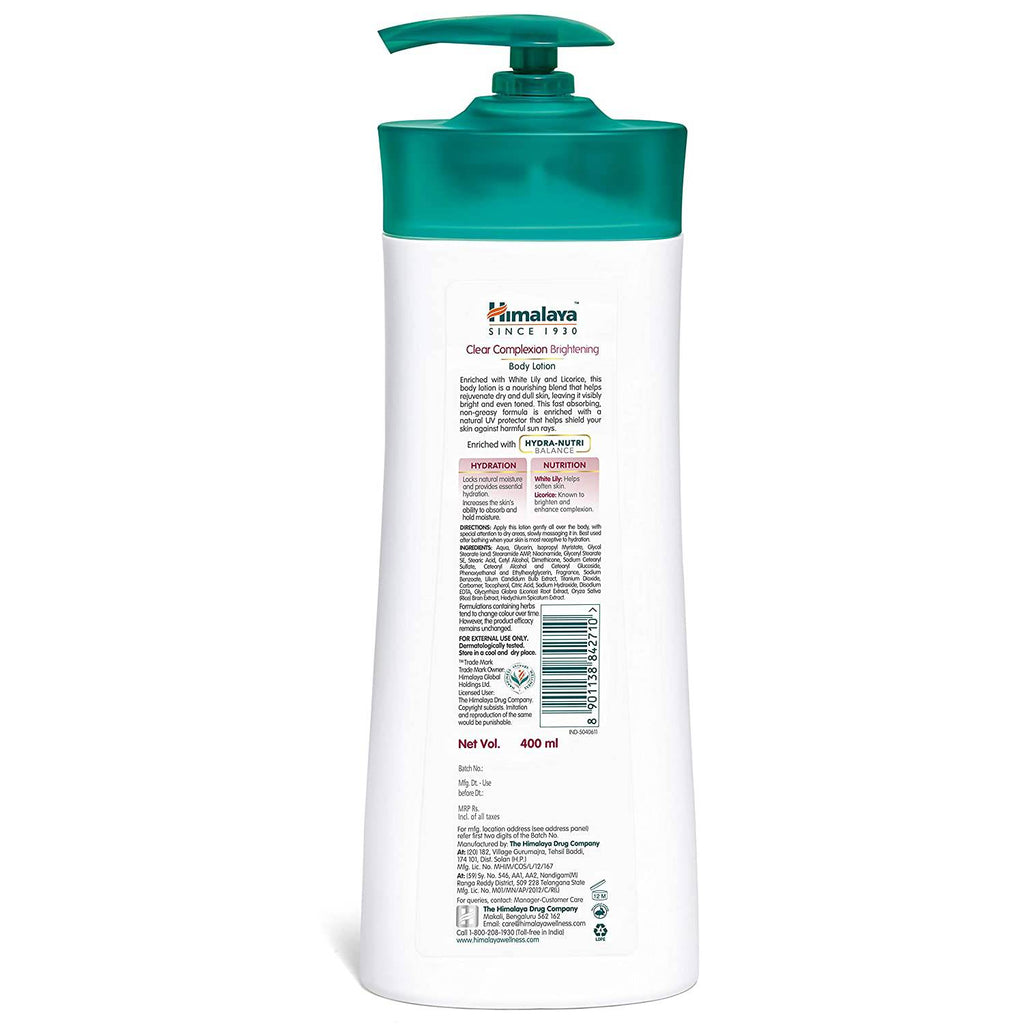 Himalaya Clear Complexion Brightening Body Lotion