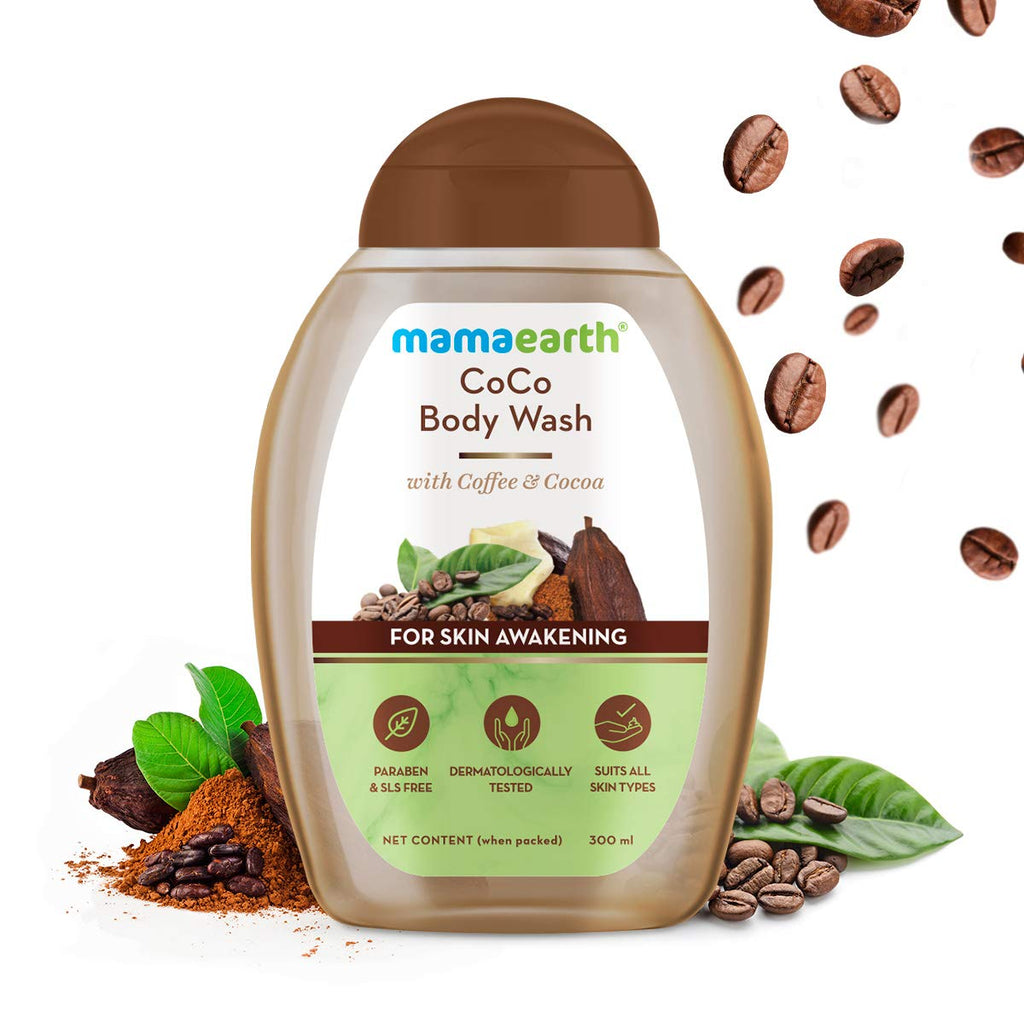 Mamaearth CoCo Body Wash With Coffee and Cocoa For Skin Awakening (300 ml)