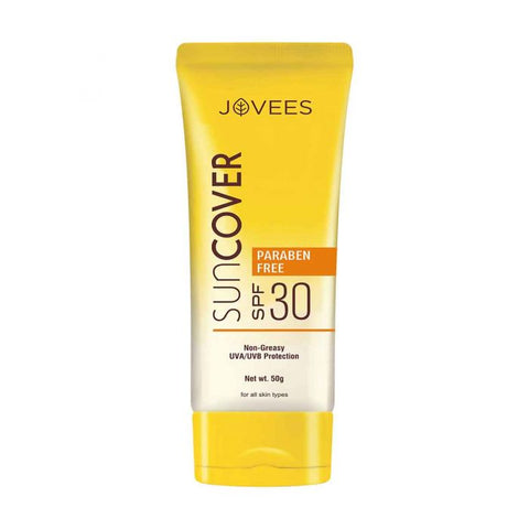 jovees sandalwood natural sun cover spf 30, uva/uvb protection
