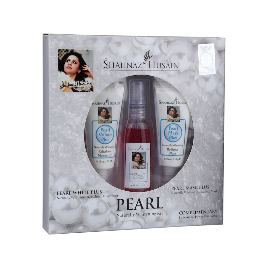 Shahnaz Husain White Pearl Kit - Skin Whitening Therapy - (10gm+10gm)