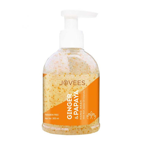 jovees ginger & papaya hand wash (300 ml)