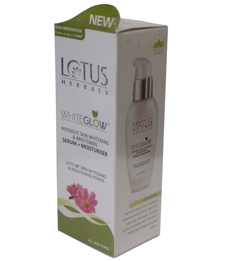 Lotus Herbals White Glow Intensive Skin Serum+Moisturiser
