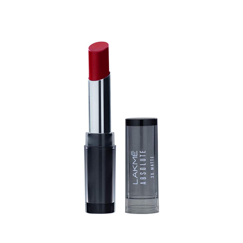 Lakme Absolute 3D Matte Lip Color Lipstick - Maroon Magic
