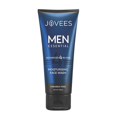 jovees men's essential advanced 4 in 1 moisturizing face wash (100 ml)