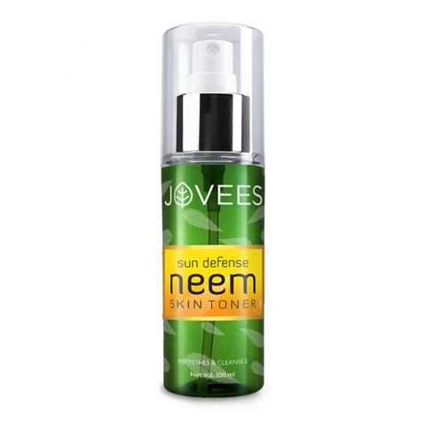 jovees sun defence neem skin toner - 100 ml