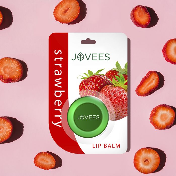 Jovees Strawberry Lip Balm - 5 gms